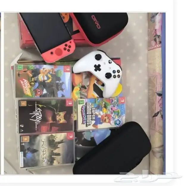 Nintendo switch oled with games 0