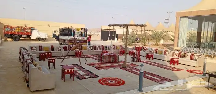 تاجير كراسي طاولت مخيمات جلسات شعبيه خيام كنب كراسي شفافه 5