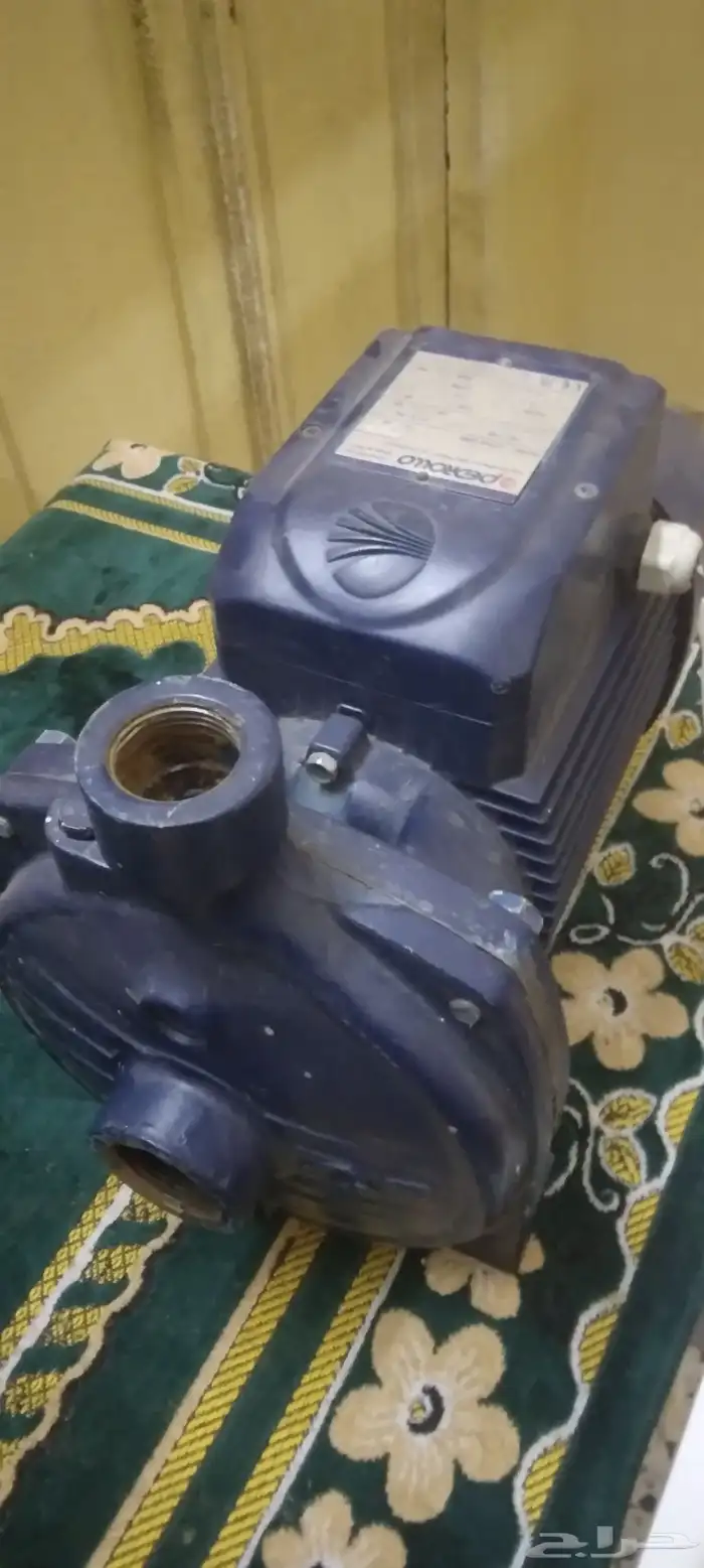 مضخة موية إيطالي اصلي حصانين 0