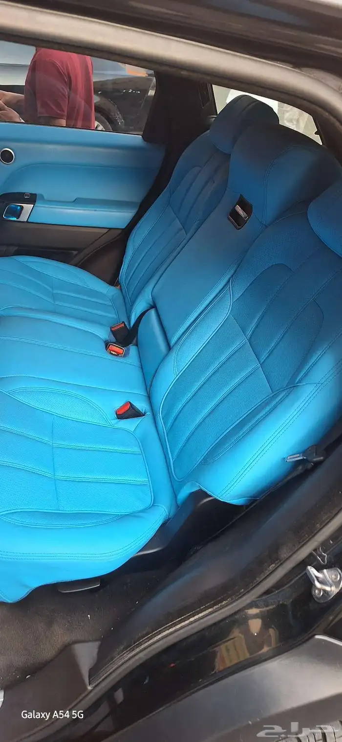 تغير لون الداخليه كامل شغل وكاله لسياره رنج روفر سبرت مشاء ا 9