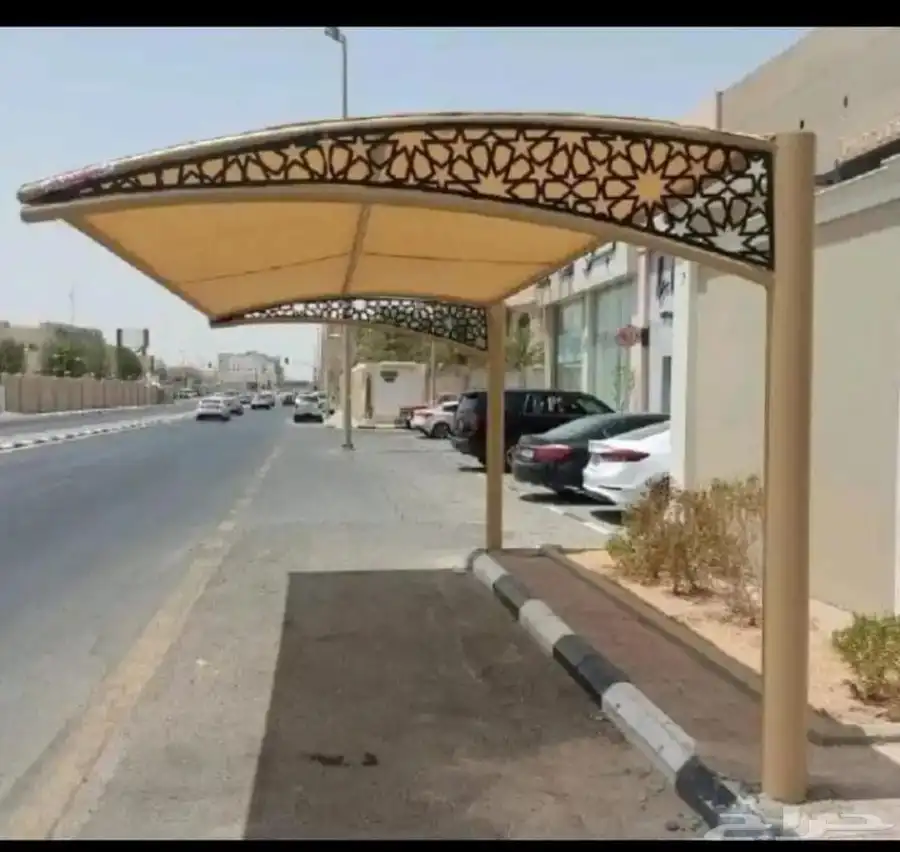 مضلات سواتر خيام برجولات هناجر جلسات خارجيه غرف زجاجيه 0