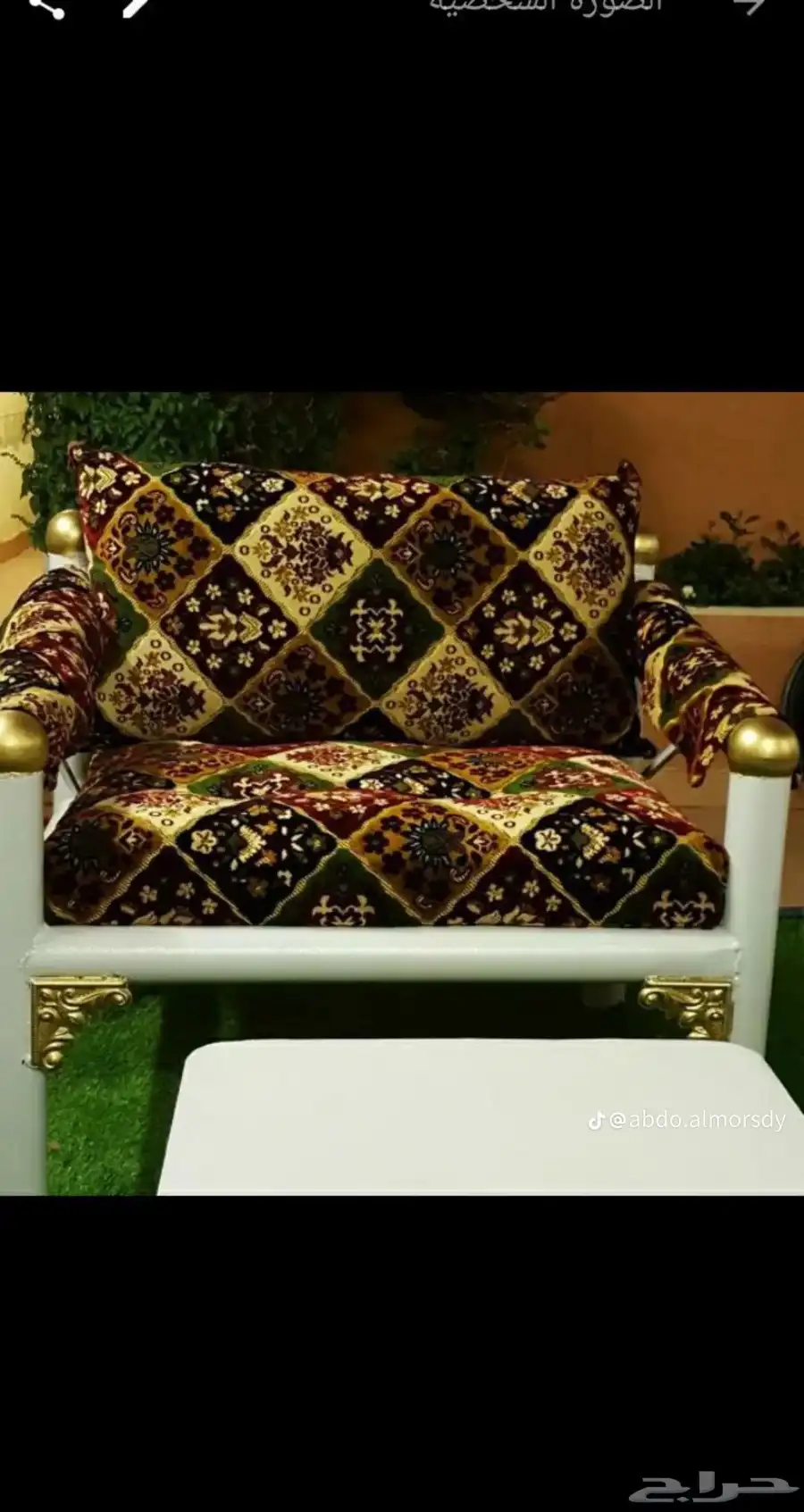 كراسي حديد وجلسات خارجيه 5