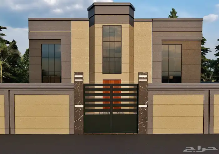 تصميم 3d مطبخ وواجهه 4