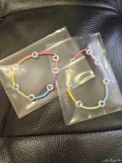 أساور خرز مصنوعة يدوية 0
