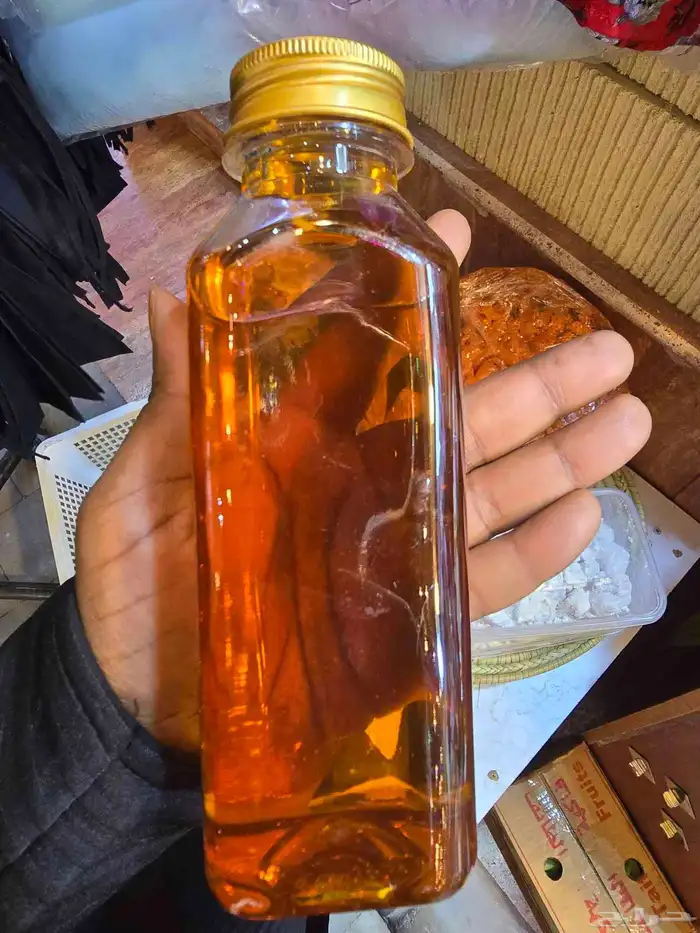 متوفر زيت السمسم الاصلي من معصرة صامطة والمشبك بأنواعها 1