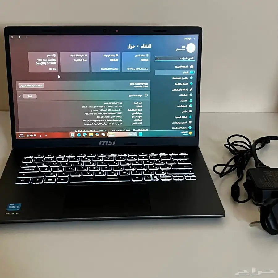 لابتوب msi للبيع 0