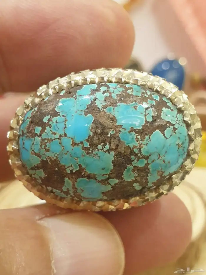 خاتم فيروز نيشابوري بعروق شبكية راهي 12