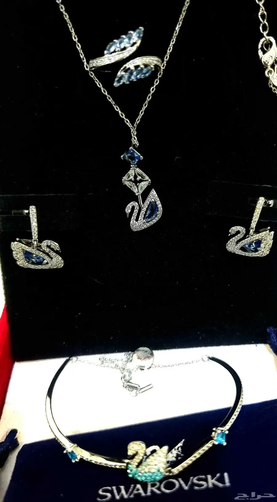 طقم الفضة إكسسوارات سواروفسكي Swarovski index