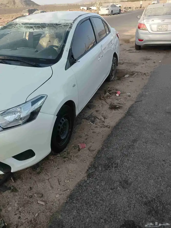 يارس موديل 2015 تشليح قطع غيار فقط تشليح جدة الحمدانية 05058 7