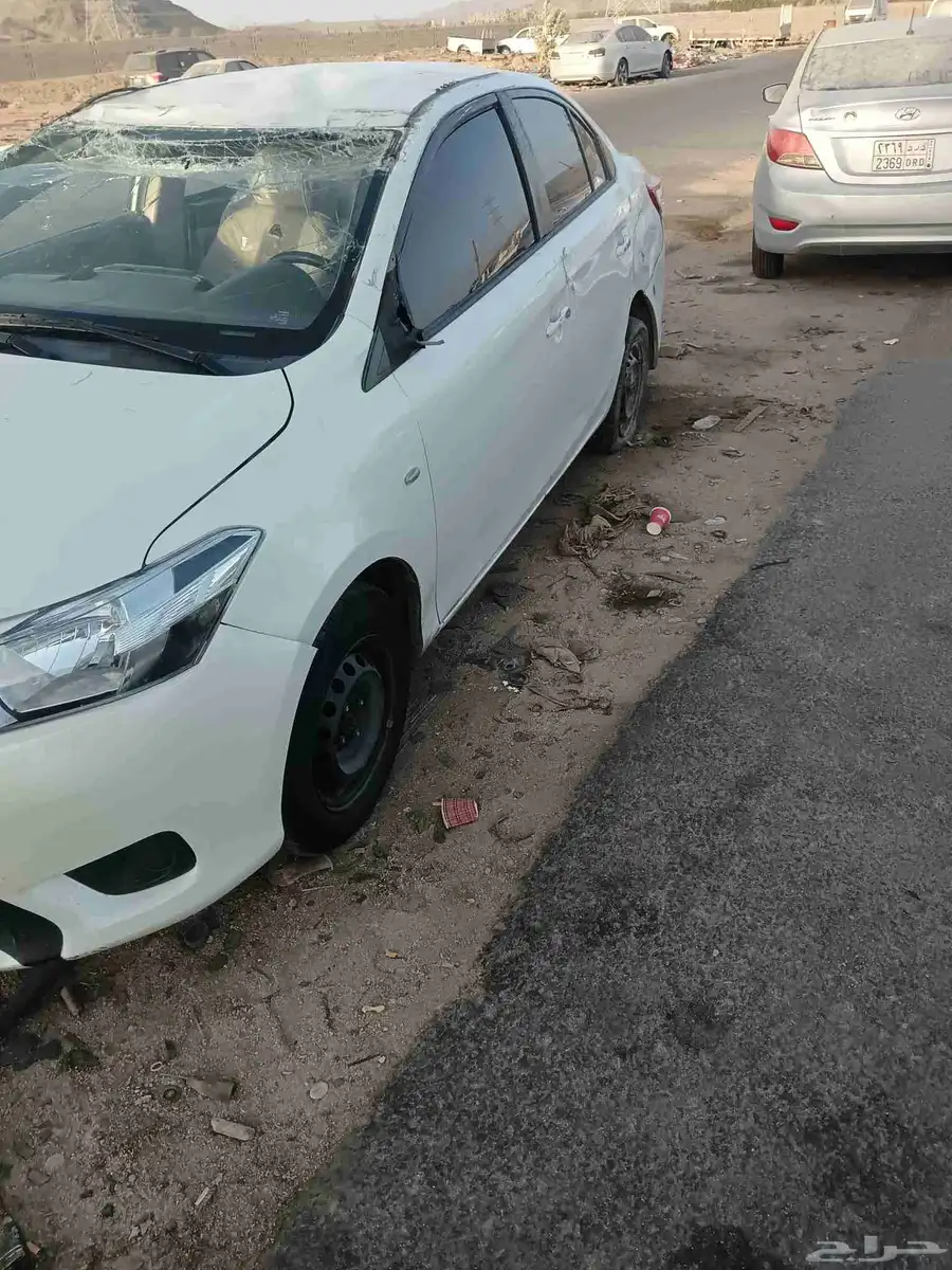 يارس موديل 2015 تشليح قطع غيار فقط تشليح جدة الحمدانية 05058 7