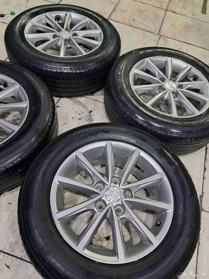 طقم جنوط سوناتا مقاس 16 اصليه وكاله معا كفراته 1