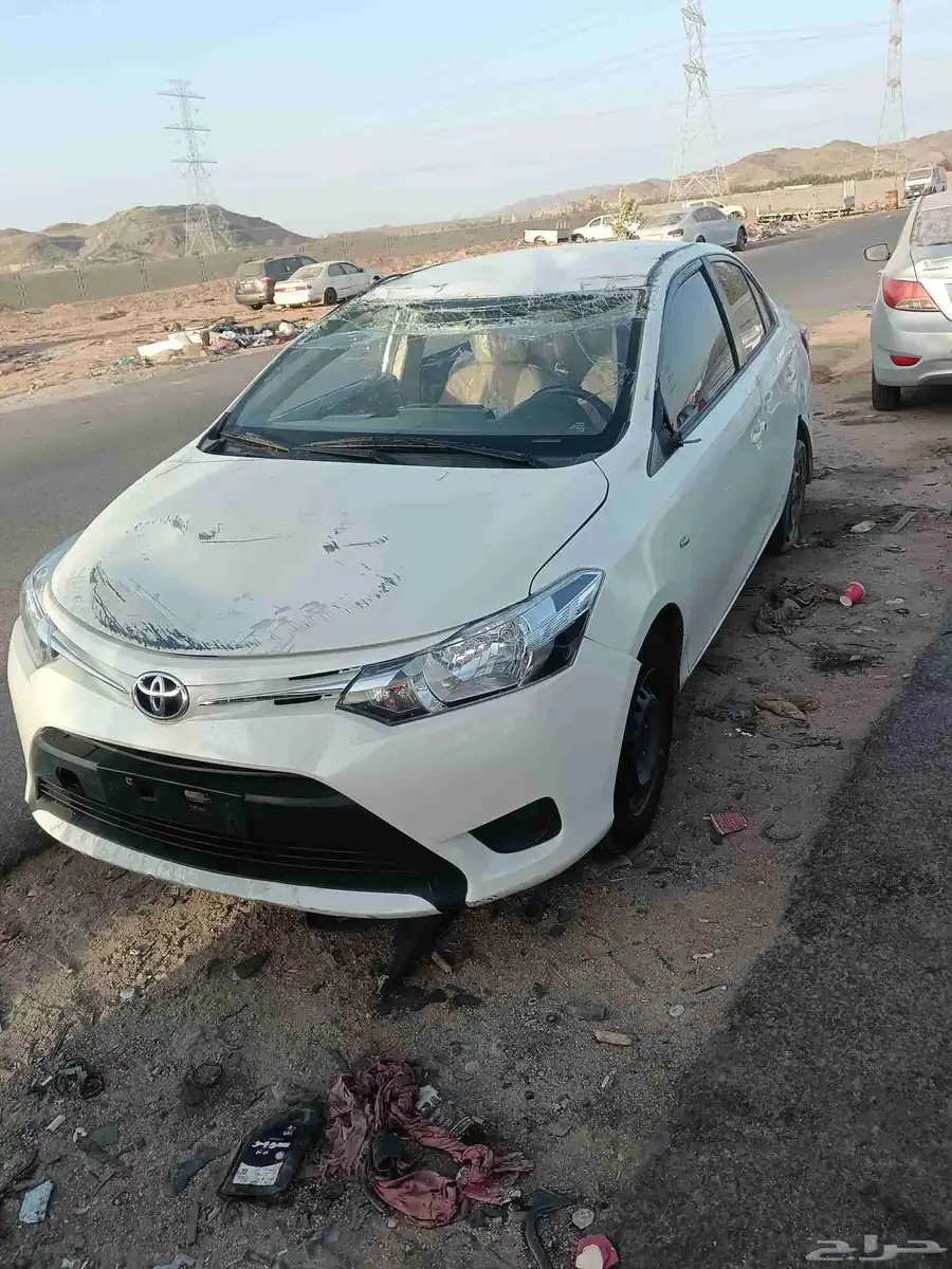 يارس موديل 2015 تشليح قطع غيار فقط تشليح جدة الحمدانية 05058 0
