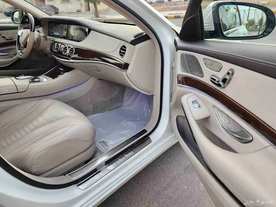 مرسيدس S500 فل كامل 6 ازرار قمة النظافة 2015 16