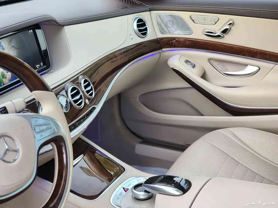 مرسيدس S500 فل كامل 6 ازرار قمة النظافة 2015 24