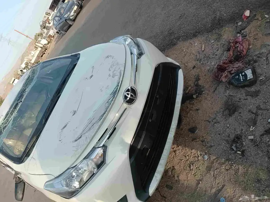 يارس موديل 2015 تشليح قطع غيار فقط تشليح جدة الحمدانية 05058 1
