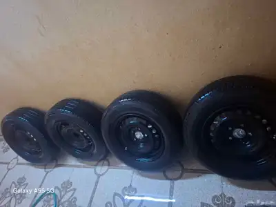 للبيع جنوط سوح مع كفرات هنكوك جديدة 4