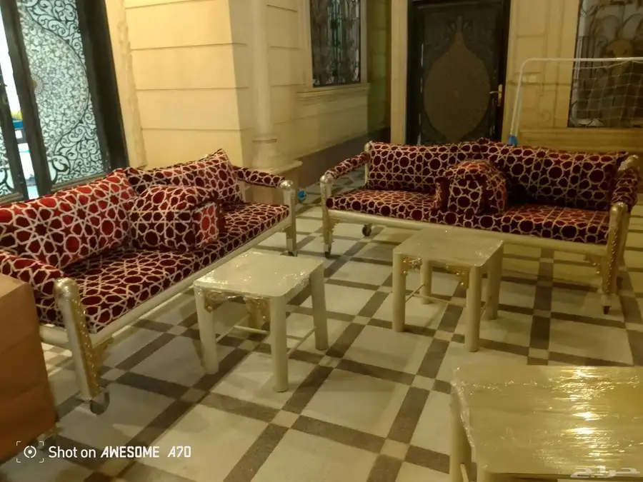 كراسي حديد وجلسات خارجيه 7