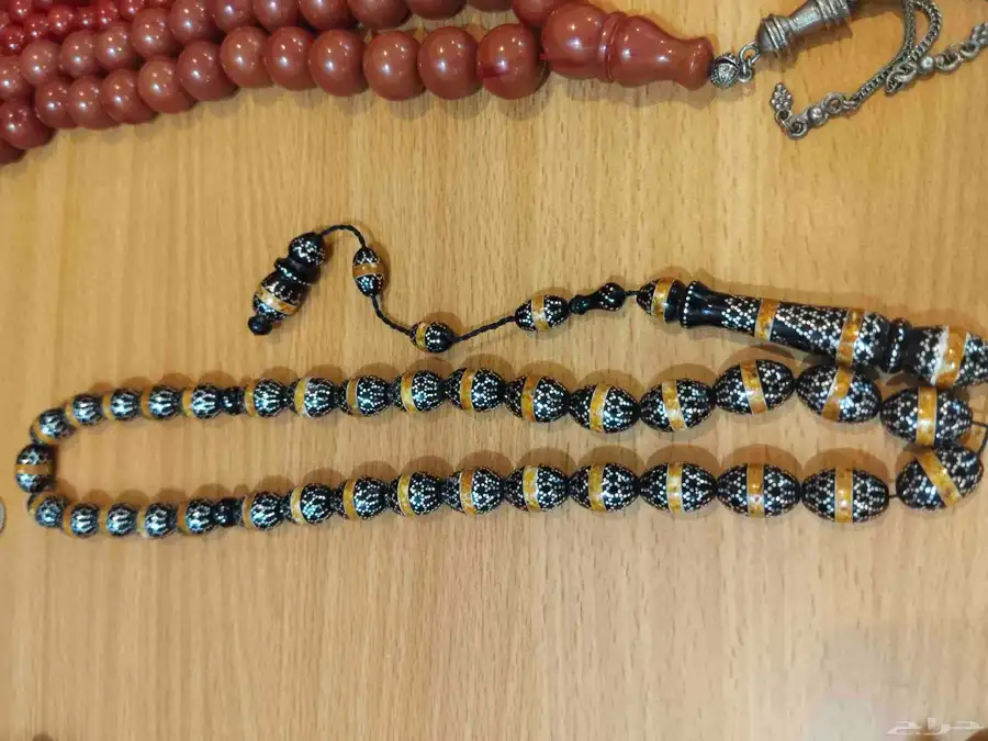 اجمل وأفخر السبح النوادر من شجر الابنوس والكوك والعاج ومرجان 9