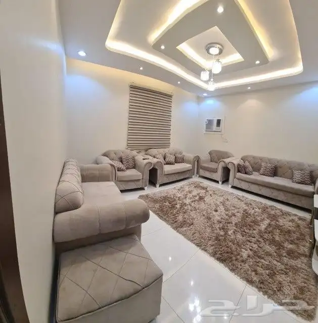 شقه للايجار في التيسير مفروشه جزئي عند جامع السلام 1