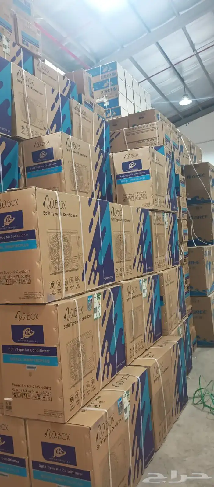مكيفات سبليت وشباك جديدة بالكرتون سعر جمله 5