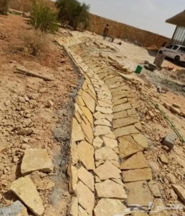سياج شبوك مزارع و حجر 4
