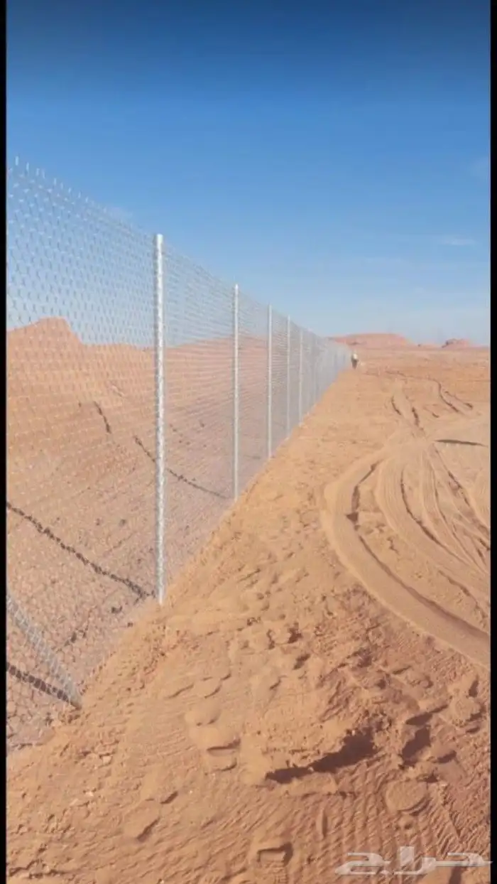 تسوير الاراضي بالشبك 3