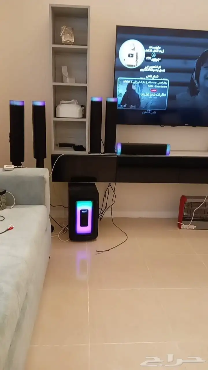 سماعات بلوتوث جديده مسرح منزلي كامل خمسه سماعات 0