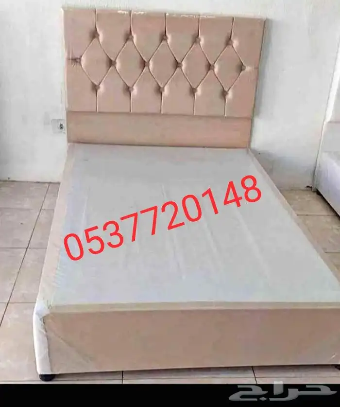 medium size bedframe and mattress available 4