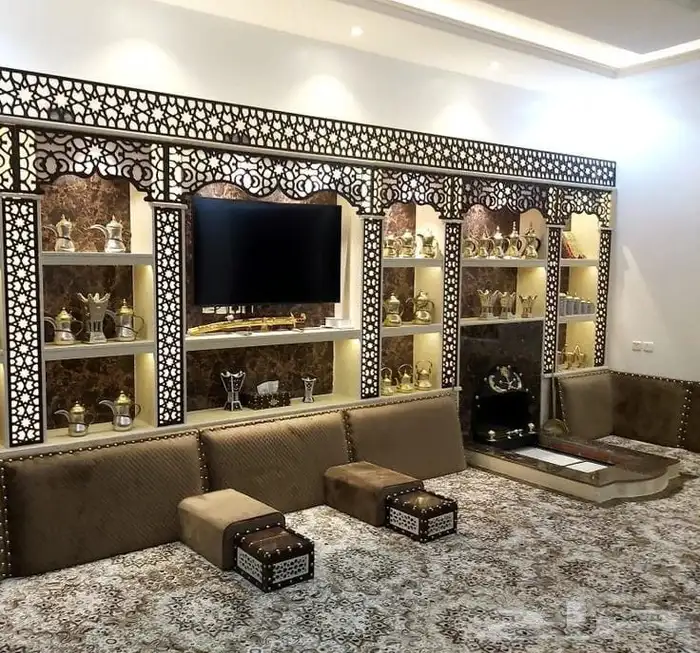 مشبات خشبيه ديكورات تكسيات 9