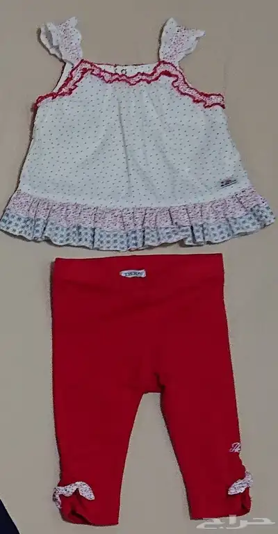 بناتي طقم ikks و قميص اوكايدي 0