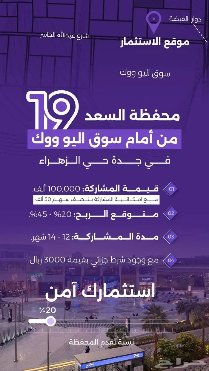 شقق لسكن والاستثمار في حي المروة بجوار ملعب وحديقة 9