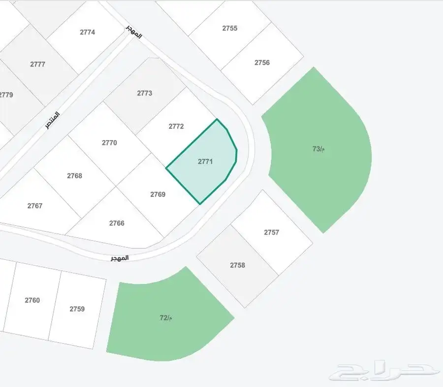 للبيع ارض سكنية 580م حي ولي العهد 2  مكة المكرمة 4