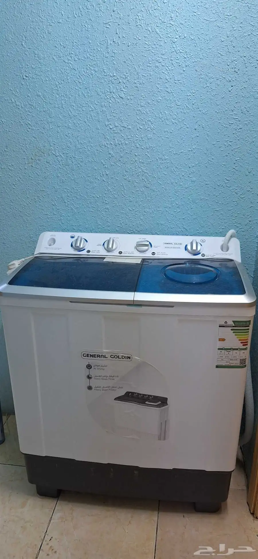 غسالة عاديه جديده نوع جنرال جولدن للبيع 10 كيلو 0