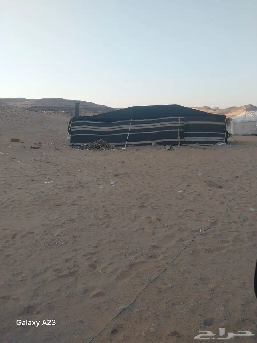بيت شعر على حديد 2 واسط وخيمه مبطنه تقريبه 4 5 0