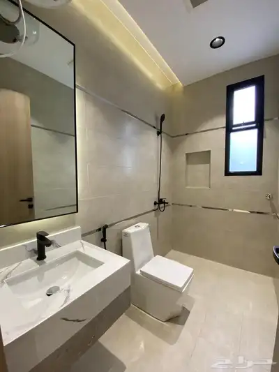 دور أرضي بايكةسياره للبيع 6غرف مخطط هيف احد رفيده 11