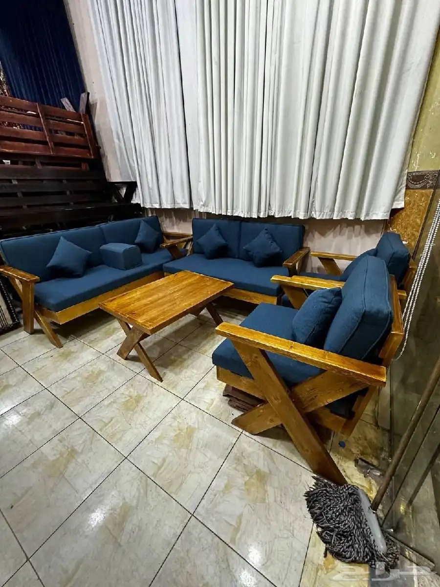 جلسات خشب خارجيه تفصيل وجاهزه حسب الطلب السعر1250 4