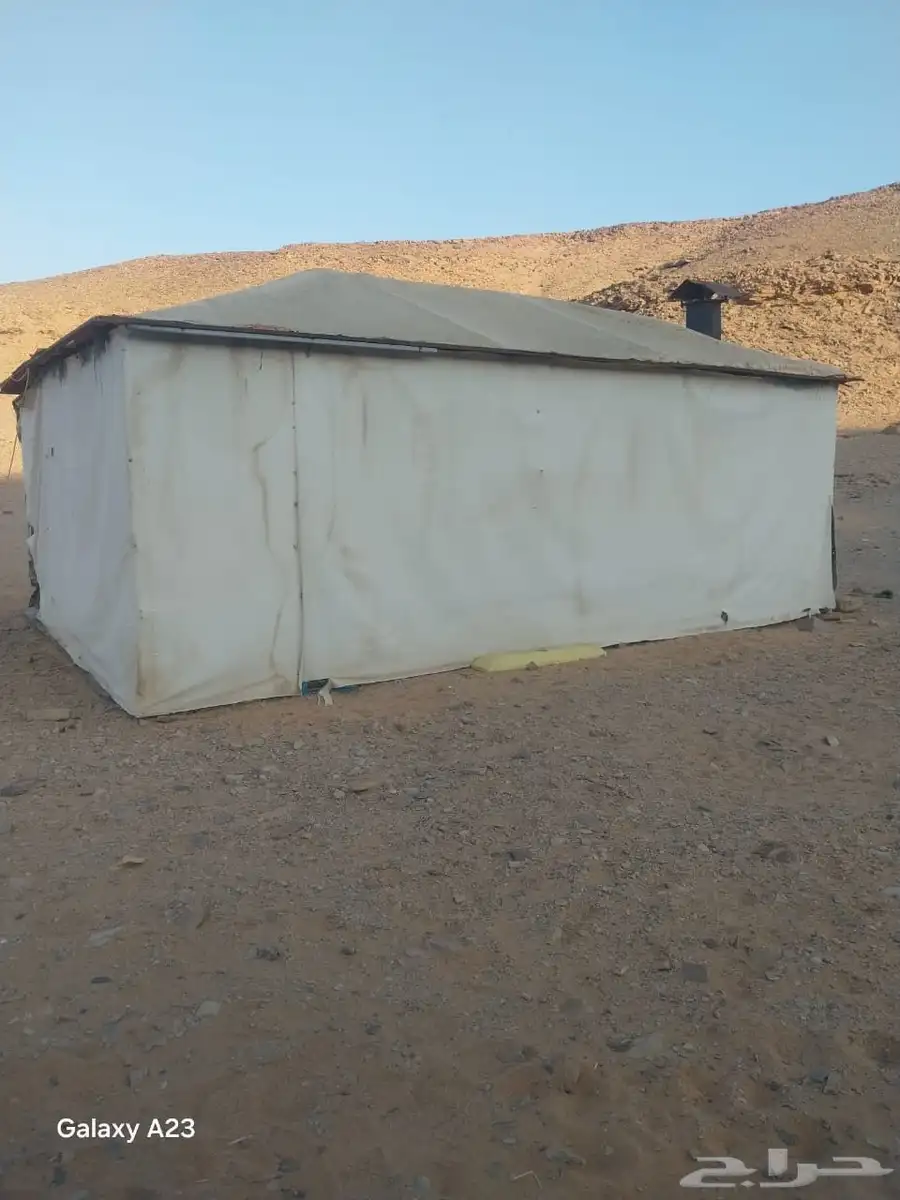 بيت شعر على حديد 2 واسط وخيمه مبطنه تقريبه 4 5 4