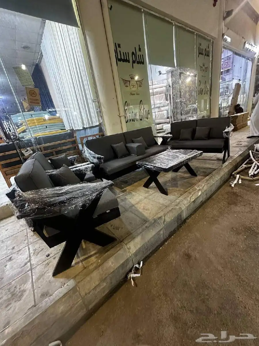 جلسات خشب خارجيه تفصيل وجاهزه حسب الطلب السعر1250 7