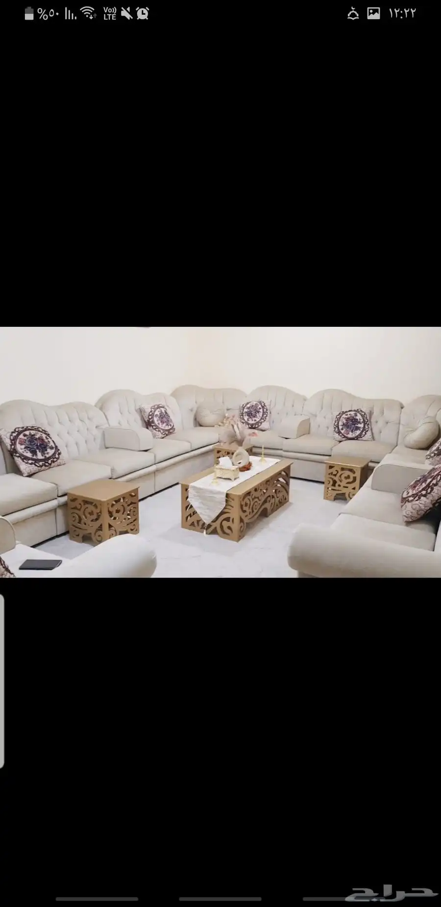 للبيع المستعجل كنب تفصيل خشب مضمون والاسفنج جودة ومريح 3