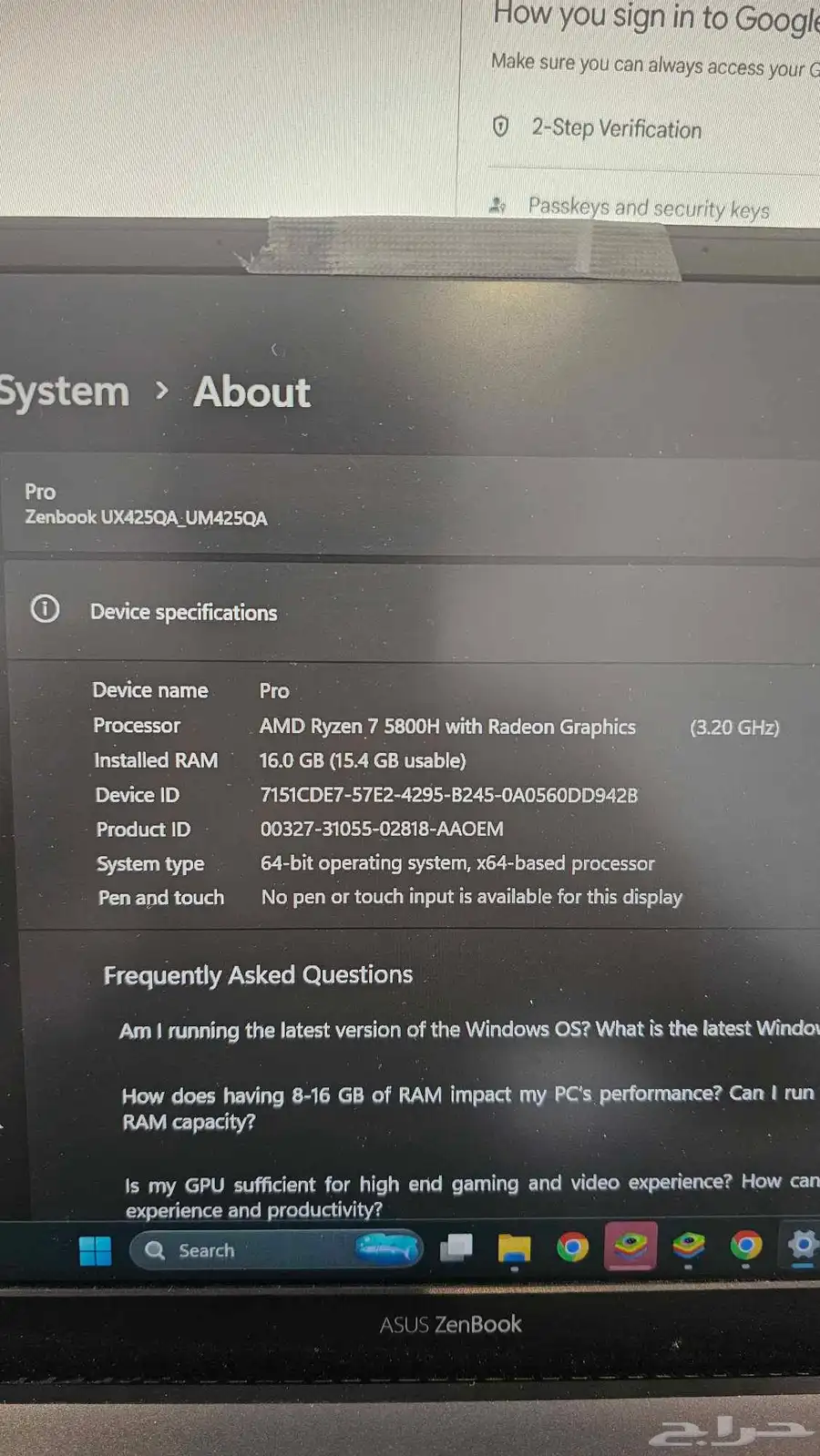 لاب توب Asus للبيع index