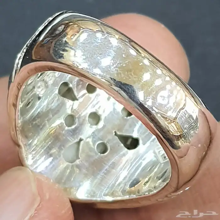 خاتم هولايت ابيض فاخره 5