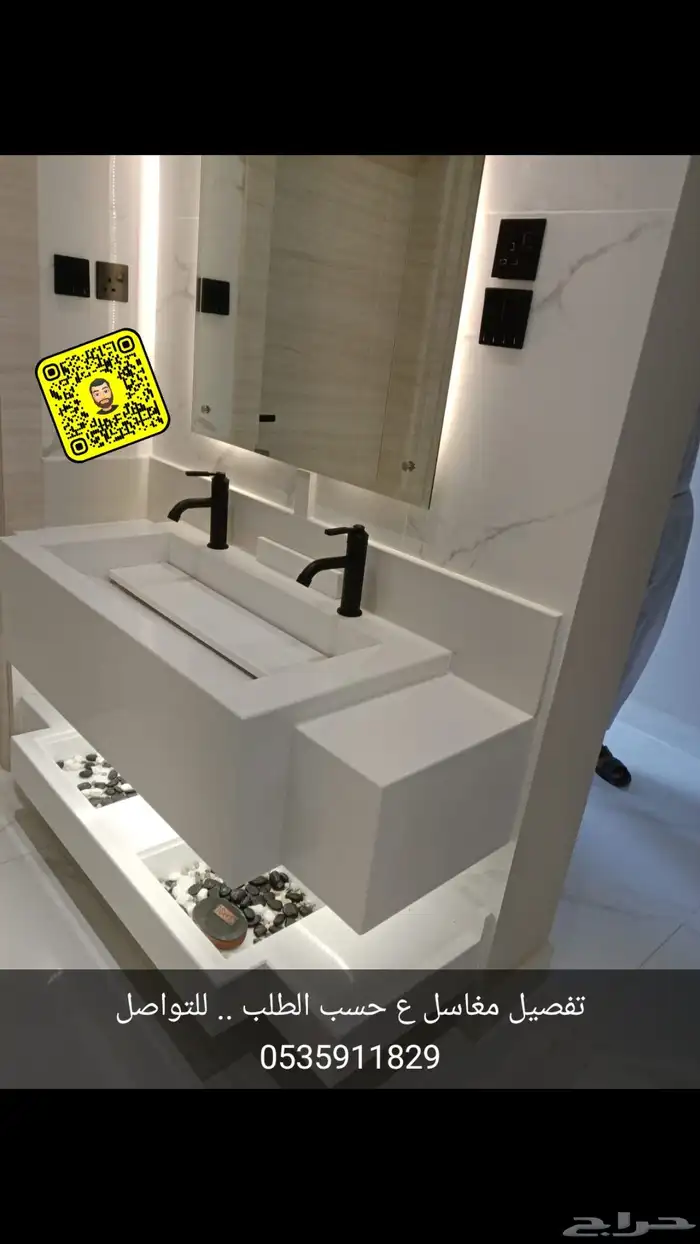 تفصيل كاونترات ومغاسل رخام 10