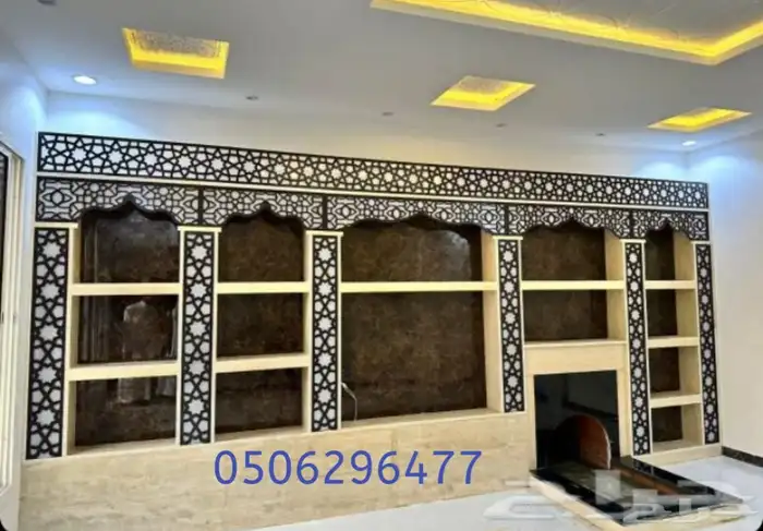 مشب حديثه مشب رخام ديكورات مشبات مناقل مشبات 9