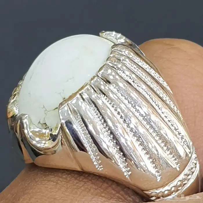 خاتم هولايت ابيض فاخره 1