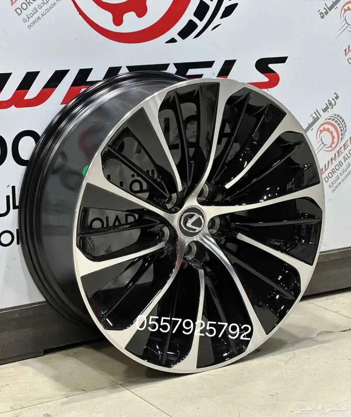 جنوط لكزس ال اس 500 LS نيكل محروق ومكحل 2023_2024 5