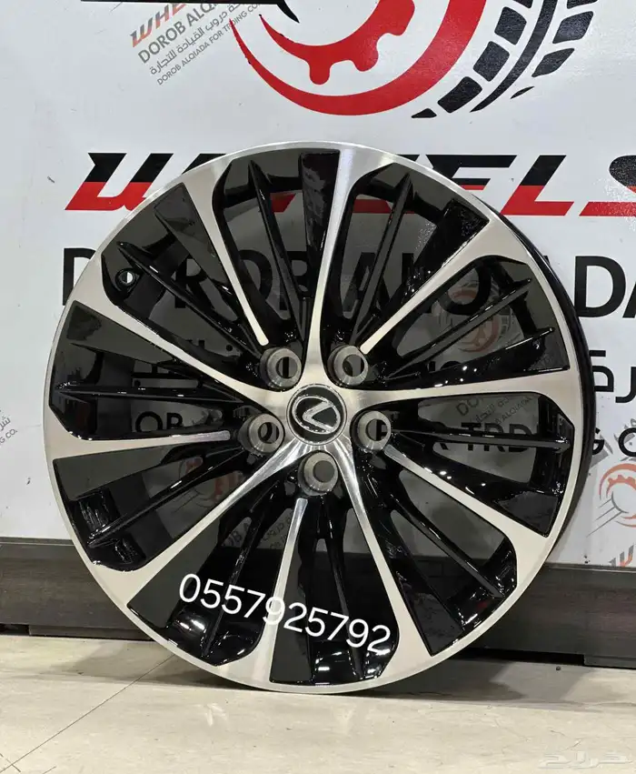 جنوط لكزس ال اس 500 LS نيكل محروق ومكحل 2023_2024 1