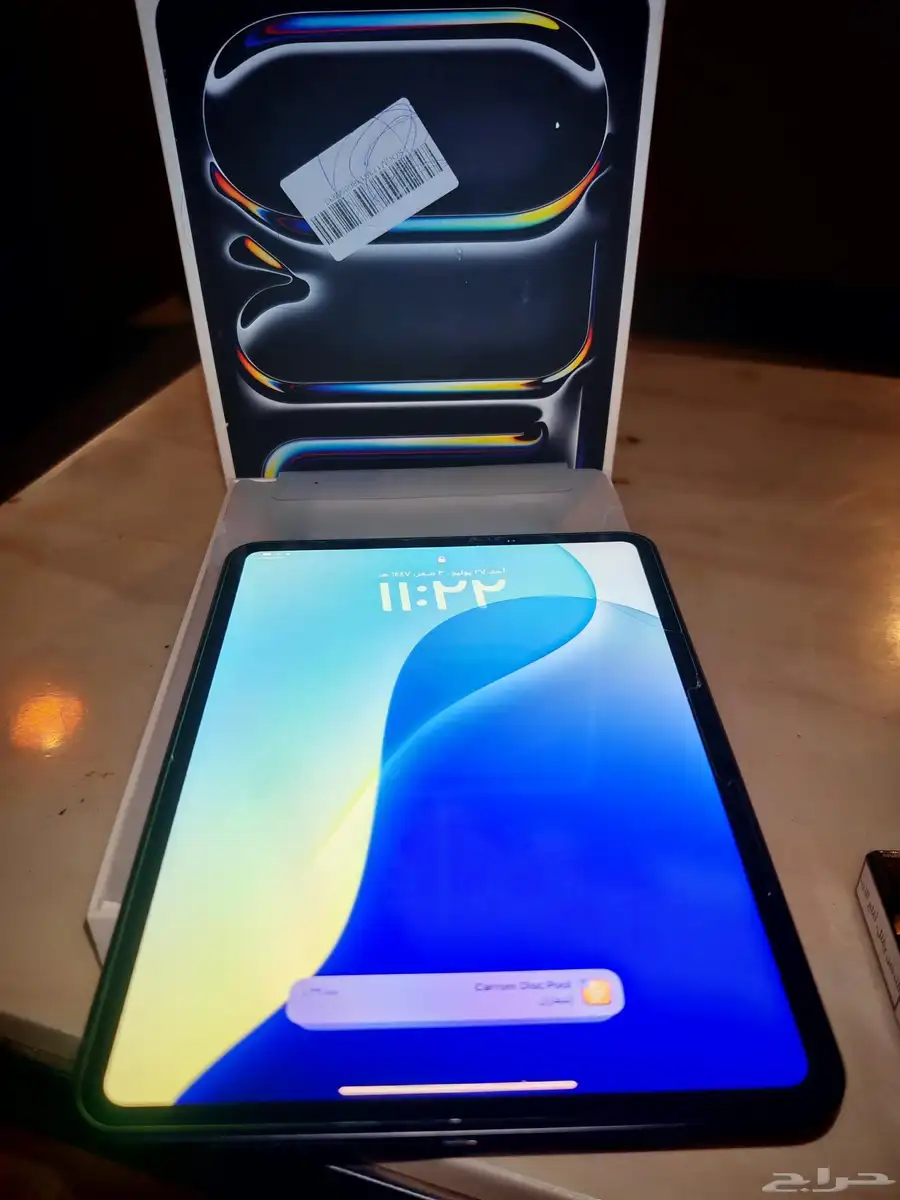 آيباد 11 pro m4. معالج العاب قوي جدا بكرتونه وشاحنه وسلكة ك 3