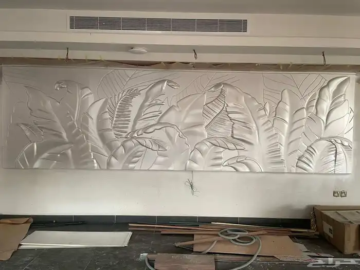 نحت وحفر جميع الأعمال الخشبية 2d 3d لوحات جدارية 2