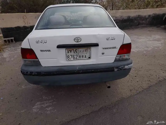 تويوتا تيرسيل السيارة ما شاء الله نظيفة .. ما ترفع حرارة و 3