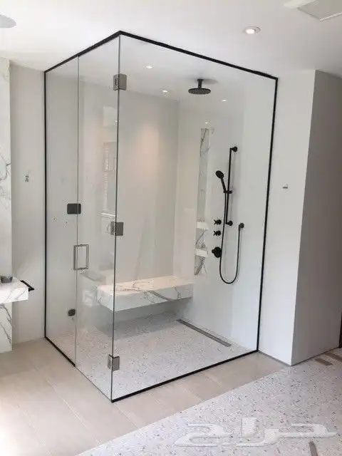 حاجز زجاج زجاج حمام داربزين سلم 5